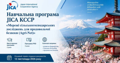 JICA оголошує набір учасників до довгострокової навчальної програми «Agri-Net» на 2027 рік